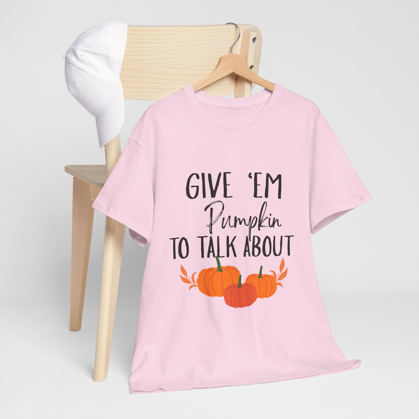 Pumpkin To Talk About COTTON UNISEX T-SHIRT
