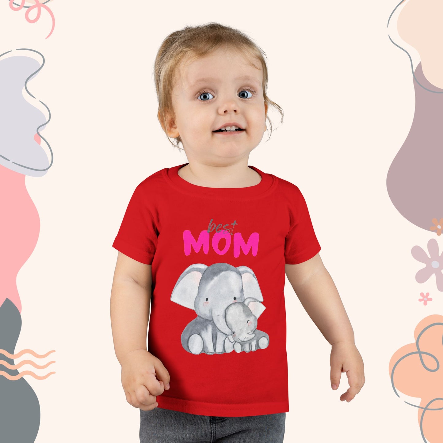 Mom Elephant Toddler T-shirt