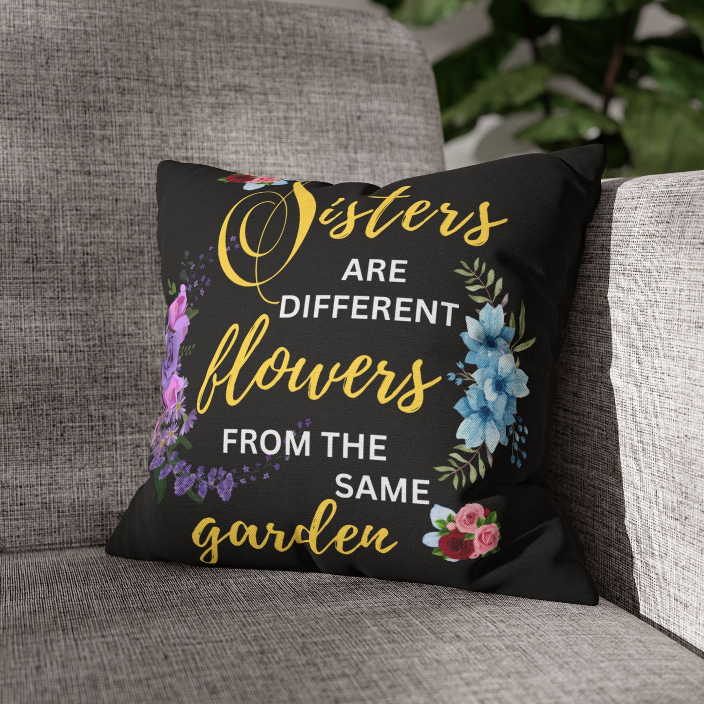 Sisters flowers garden Pillowcase