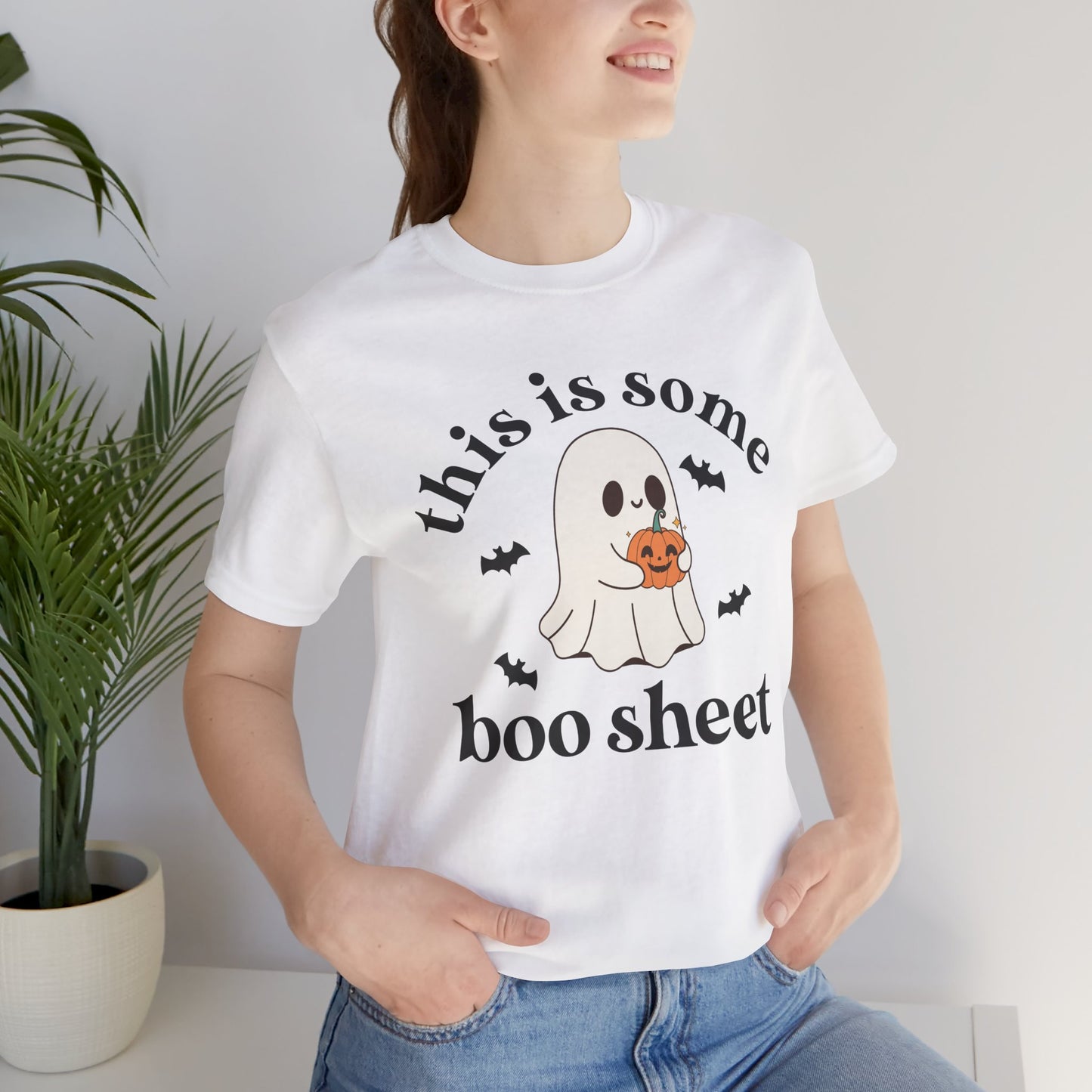 This is Boo Sheet Tee - Perfect for Halloween