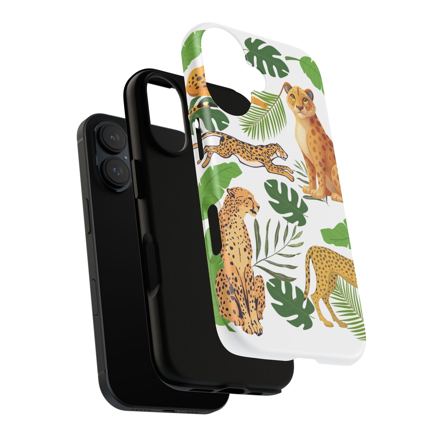 Cats in jungle Phone Case
