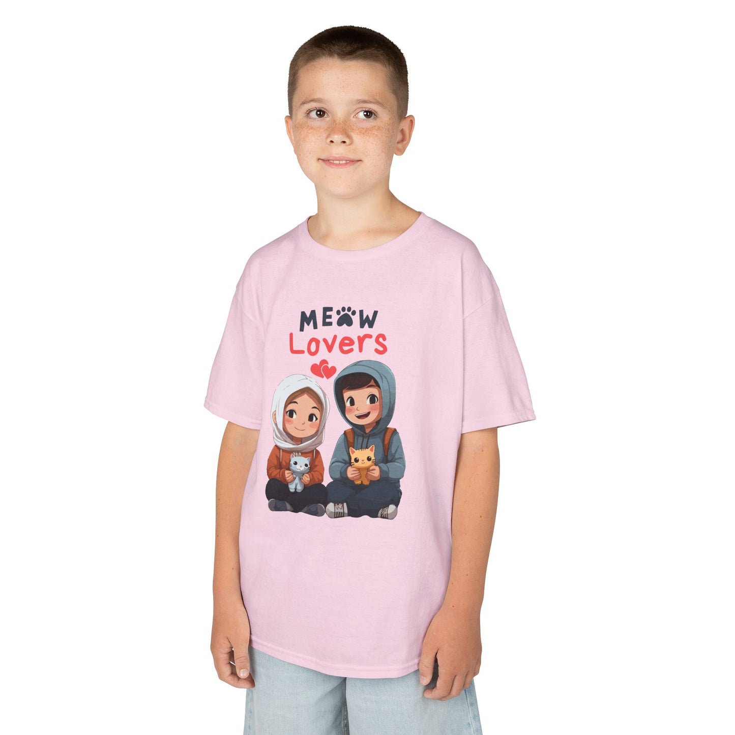 Kids Cat Lovers Tee