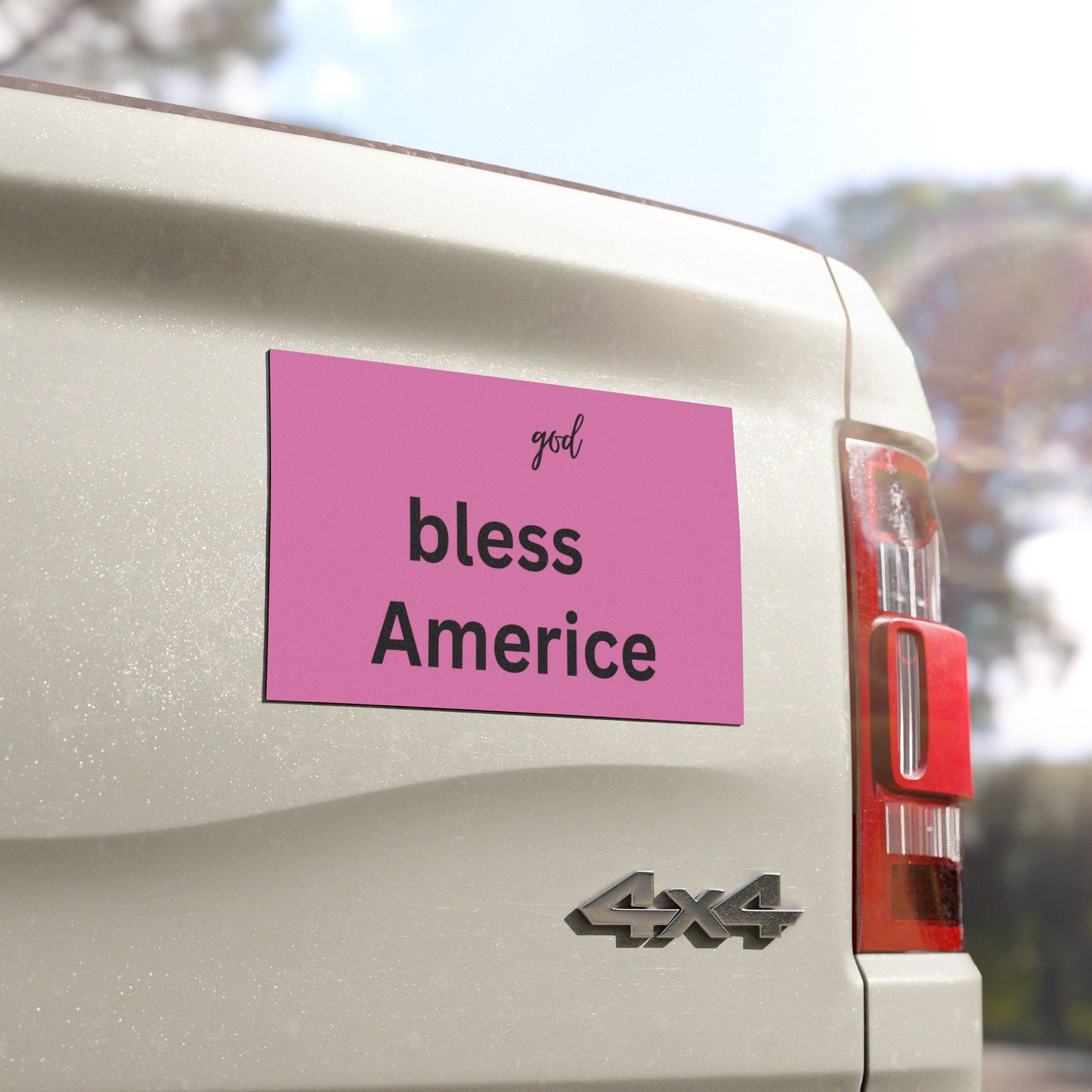 God Bless America Car Magnet