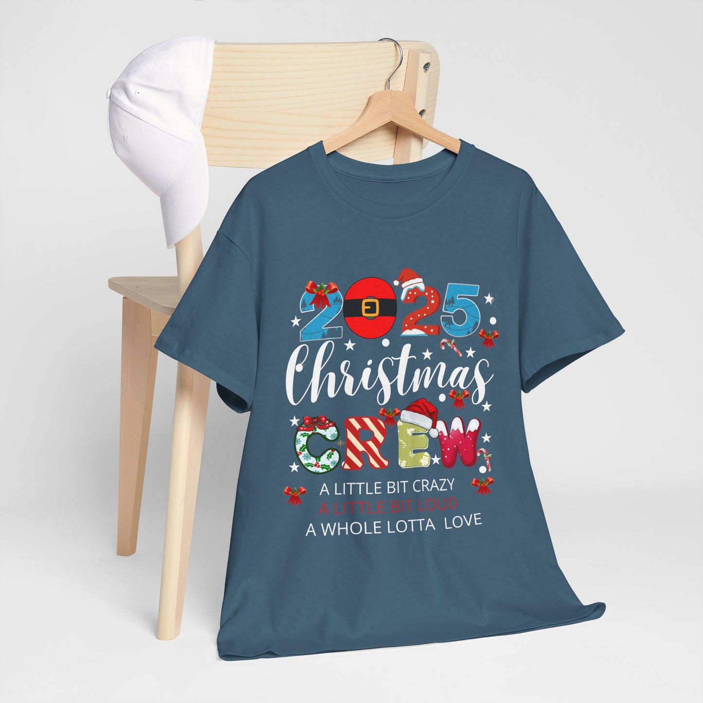 2025 Christmas Crew Cotton Unisex T-shirt