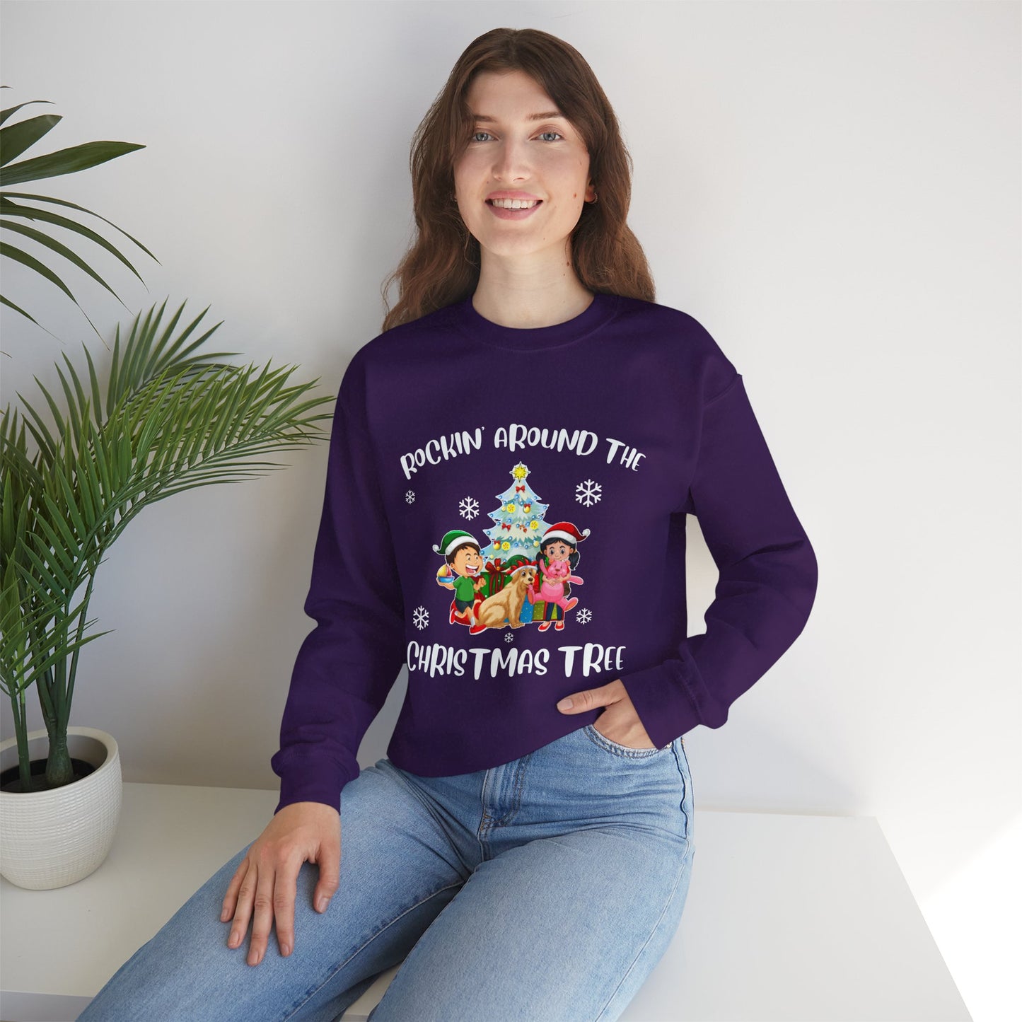 Rockin' Around the Christmas Tree Unisex Sweatshirt