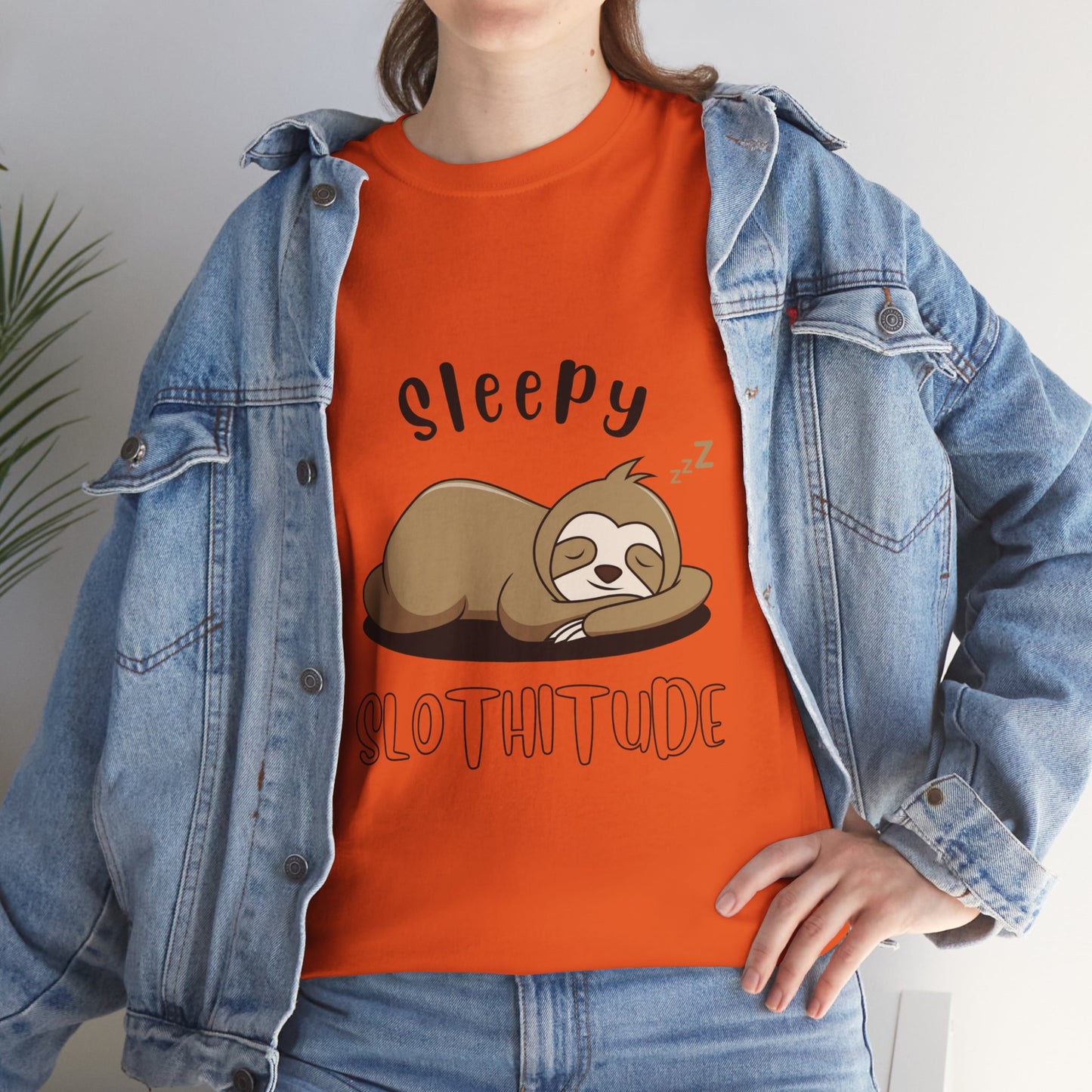 Sleepy Slothitude Unisex Tee