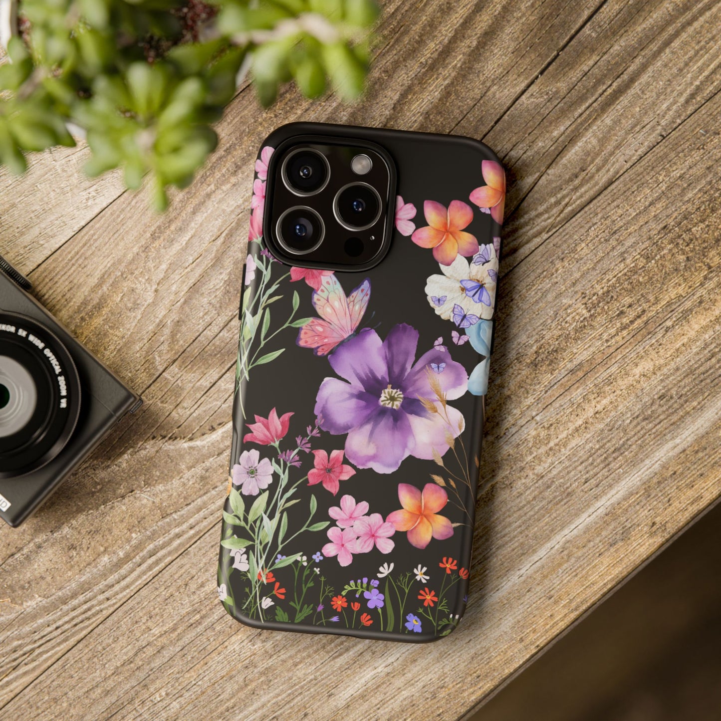Floral butterfly Phone Case