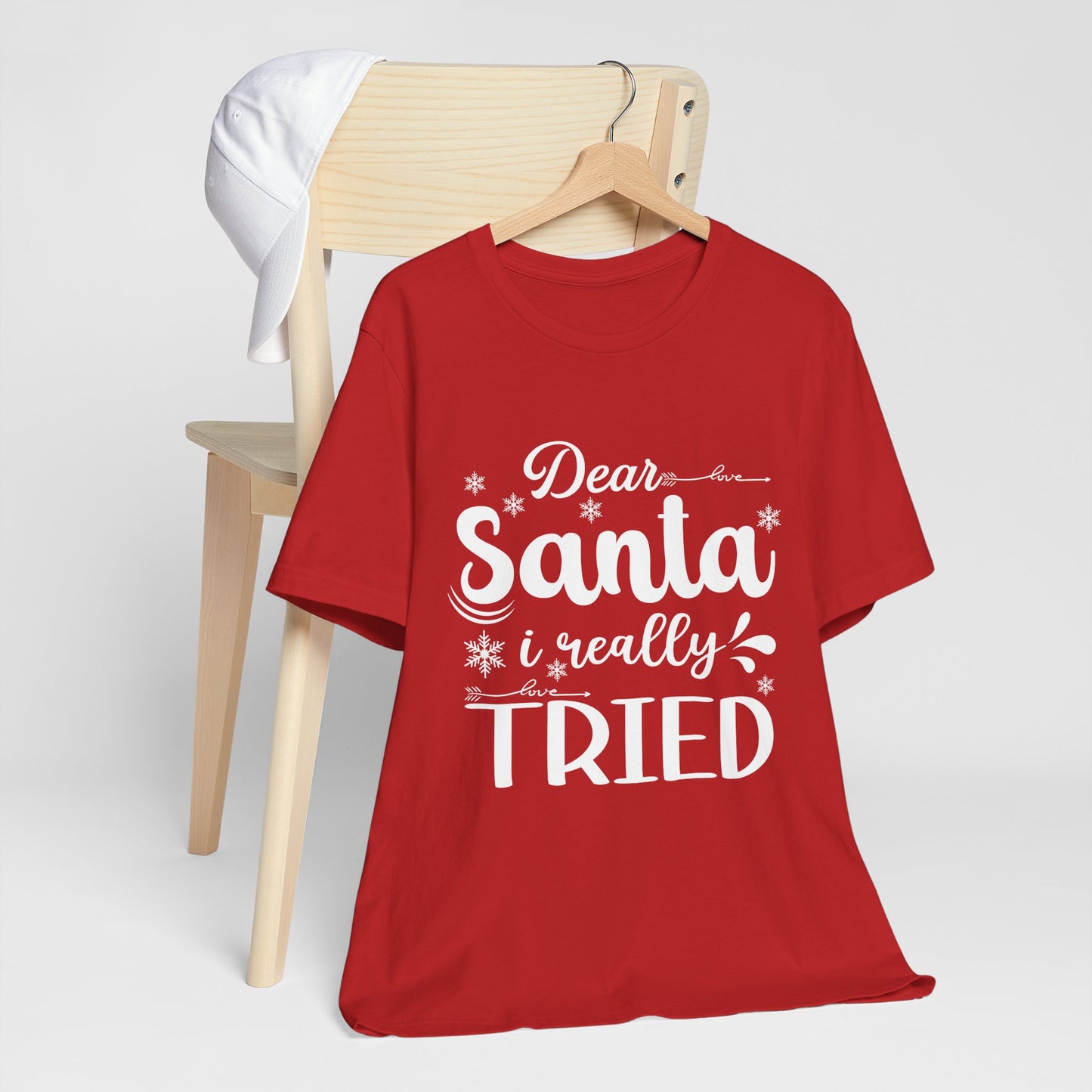 Dear Santa I really tried Christmas Premium Unisex T-shirt