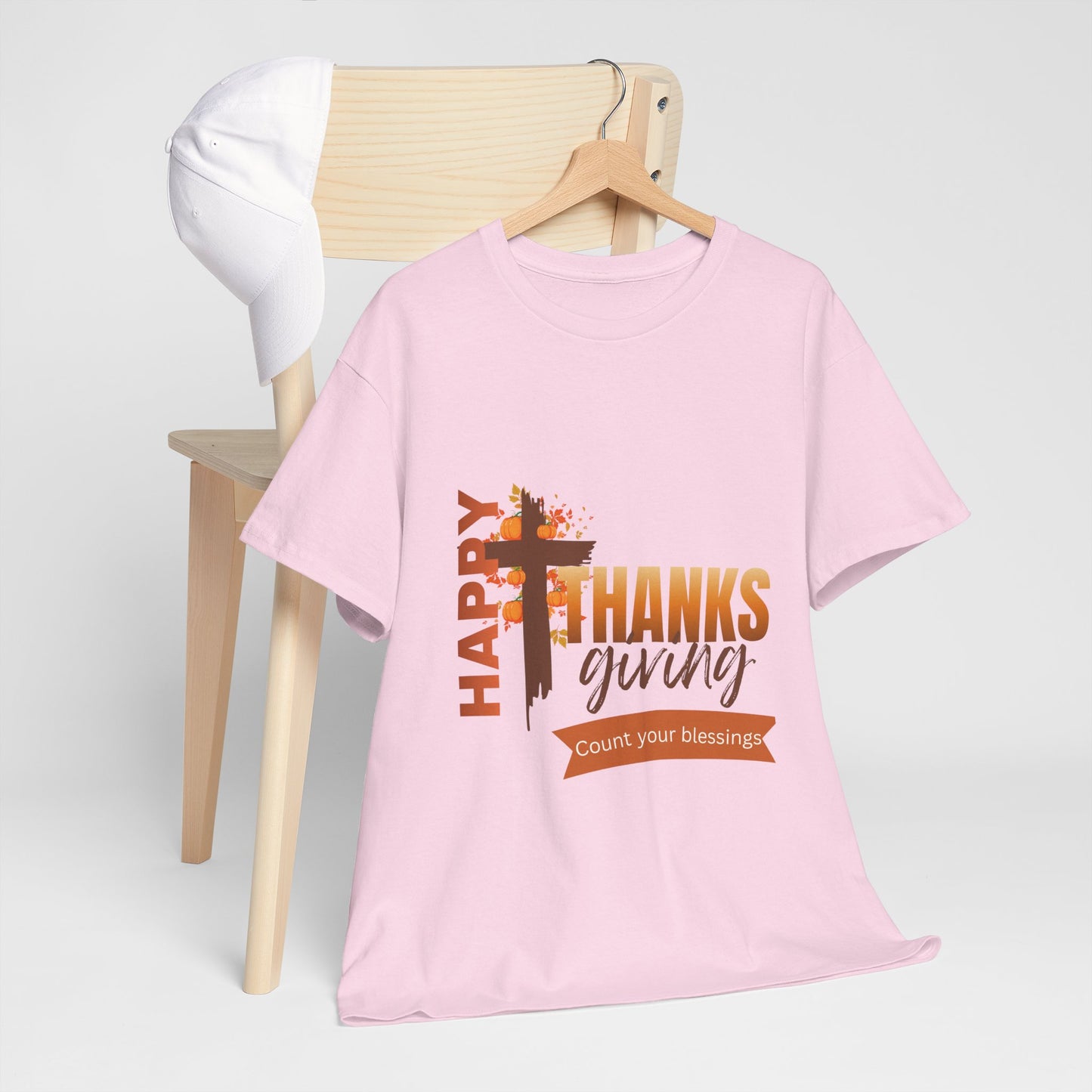Happy Thanksgiving cotton unisex T-Shirt