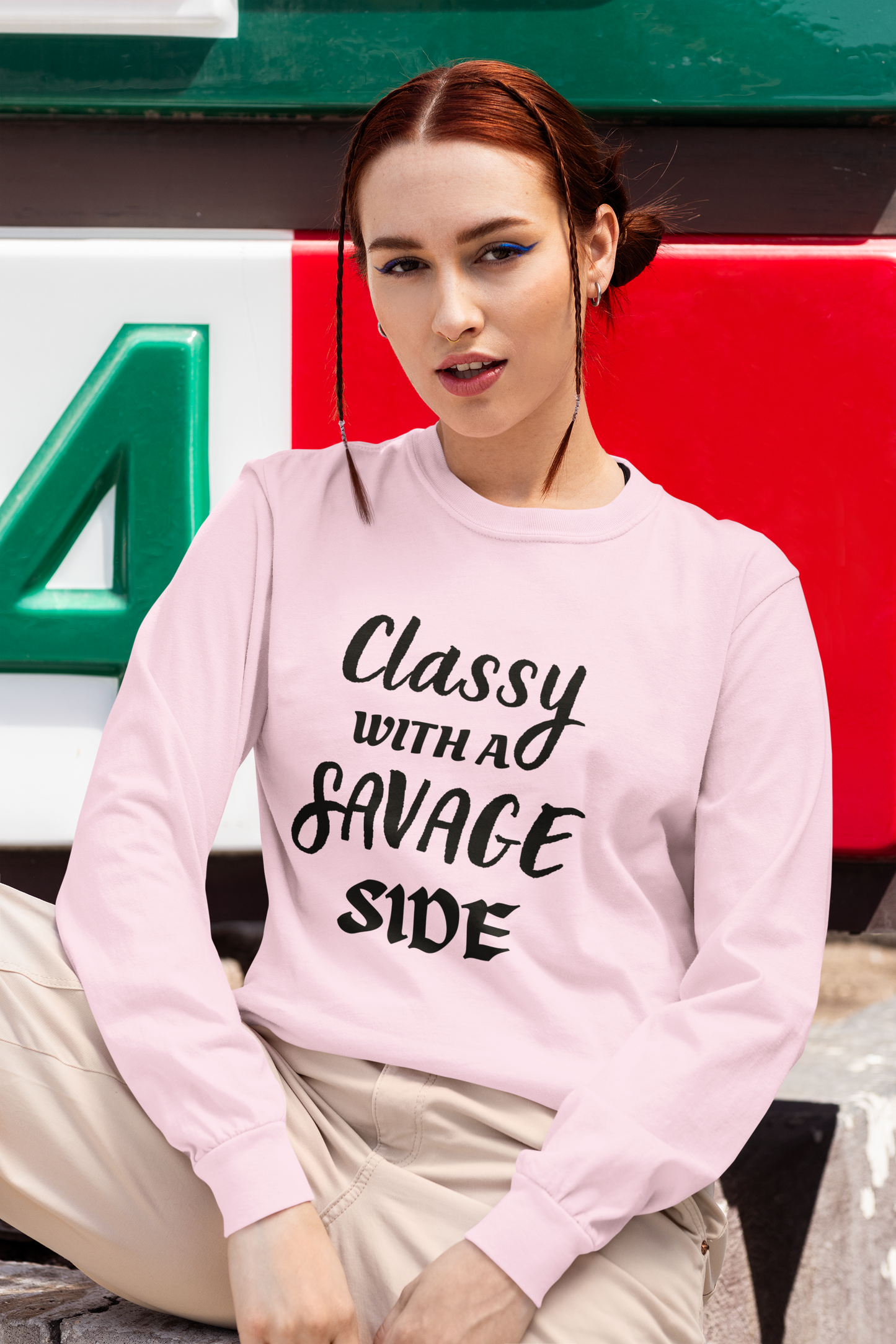 Classy Savage Long Sleeve Tee