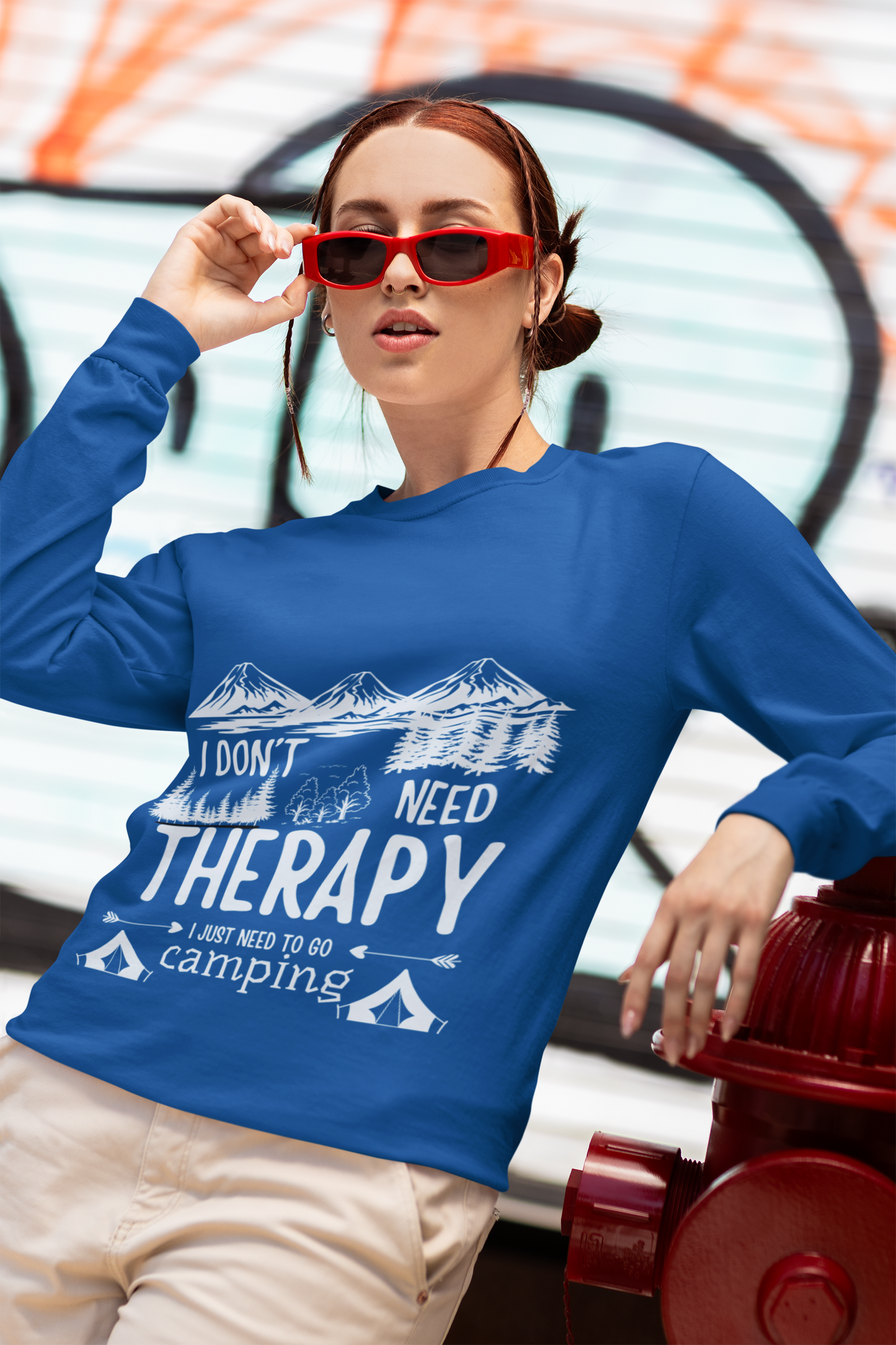 I don't need Therapy long sleeve t-shirt