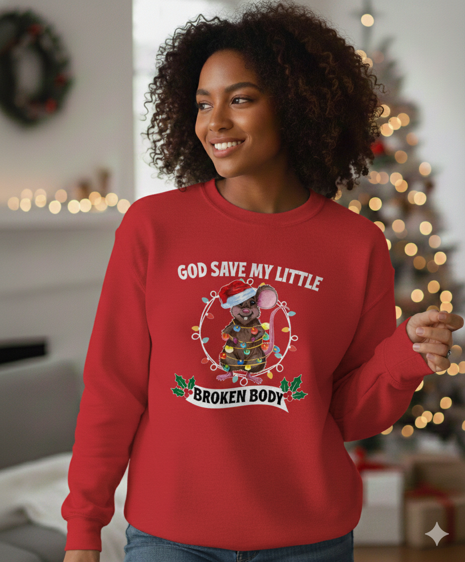 God Save My Little Broken Body Unisex Sweatshirt