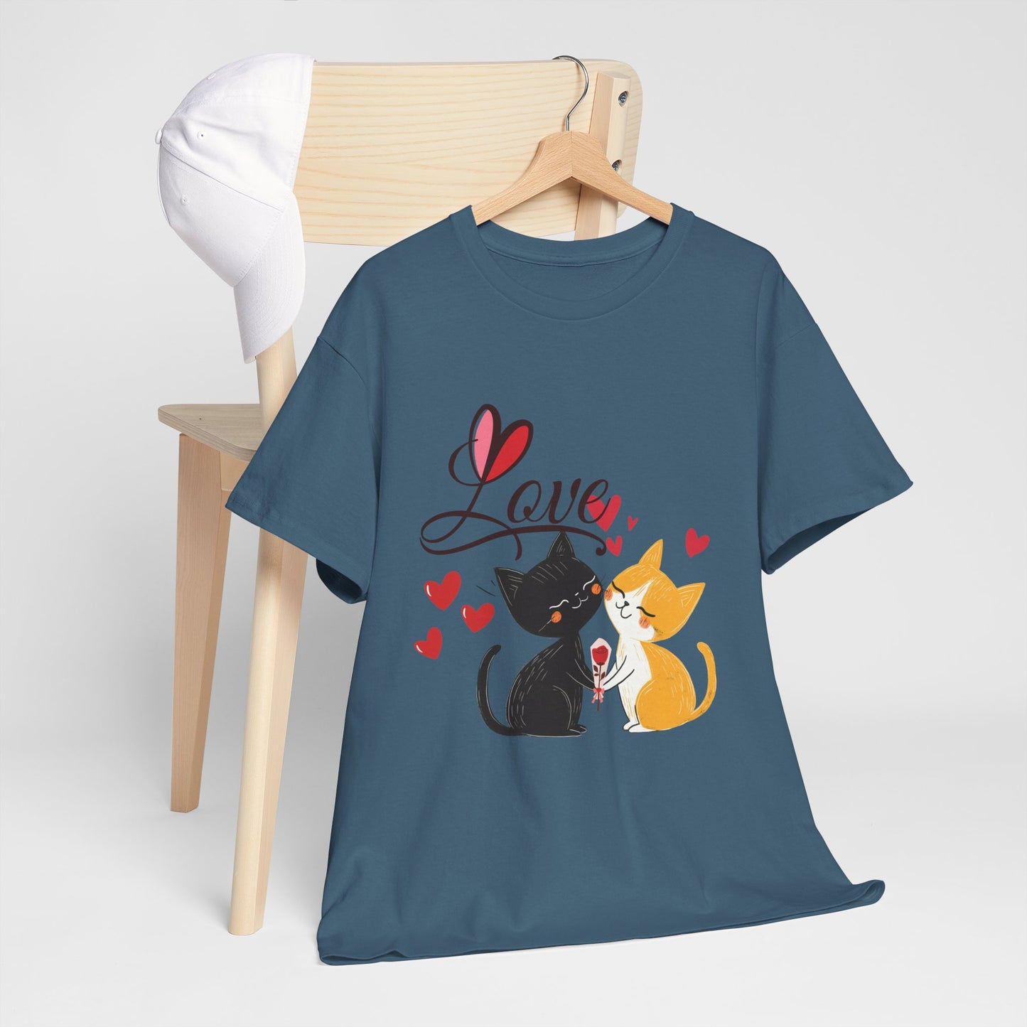 Cat Couple 'Love COTTON UNISEX T-Shirt