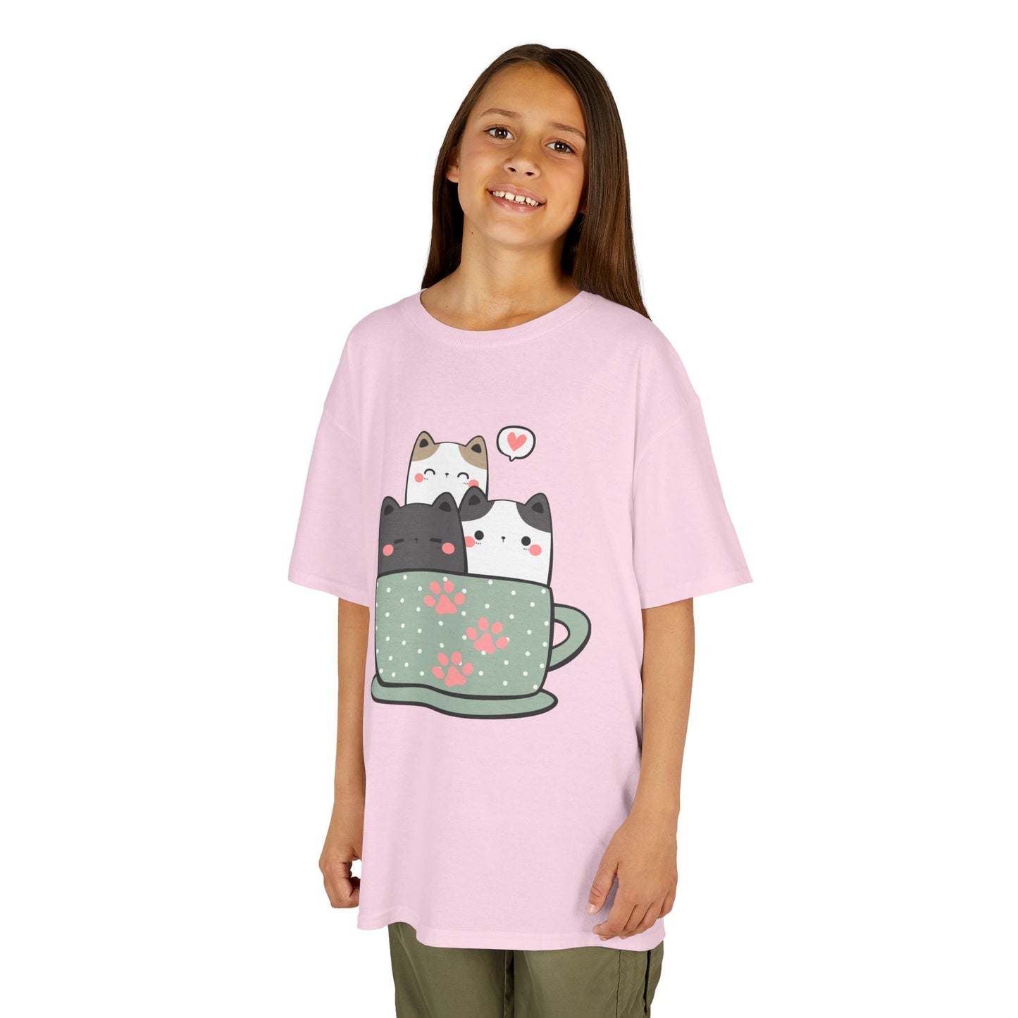 Cute Kittens in a Cup Kids Tee