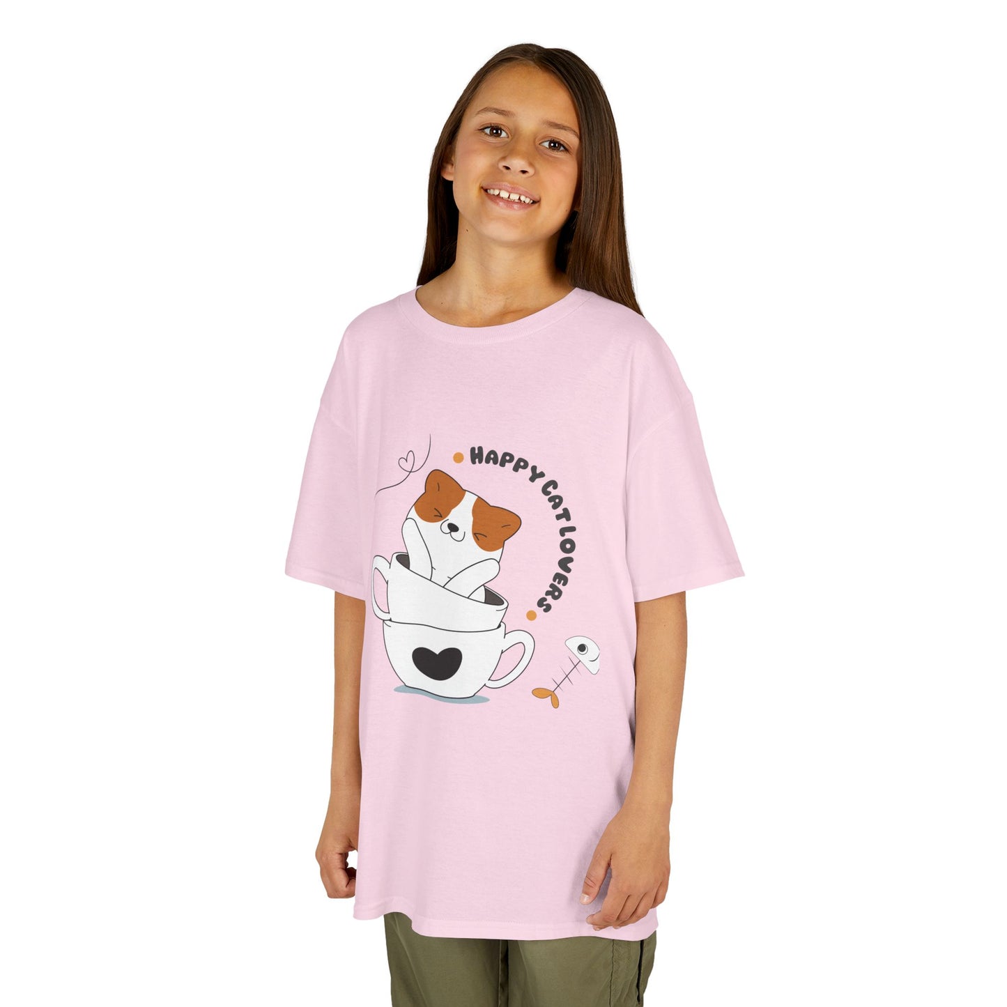 Happy Cat Lovers Kids Tee