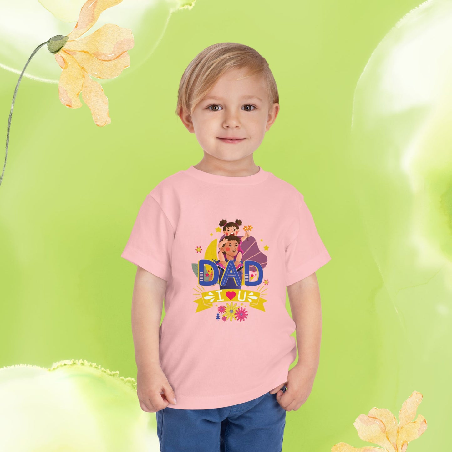 Dad love Toddler Short Sleeve Tee