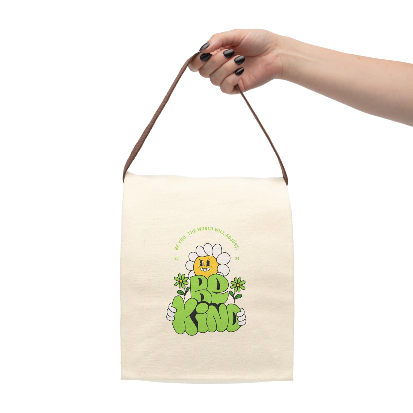Be Kind Canvas Lunch Bag