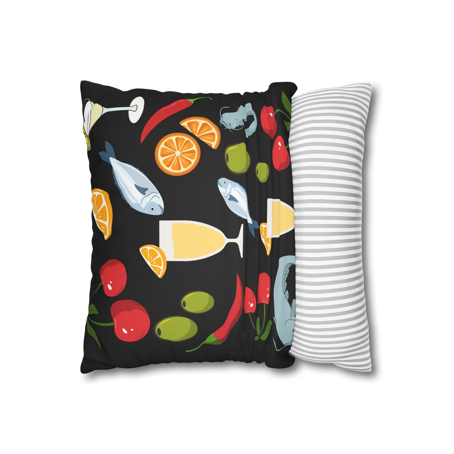 Colorful Maximal greens Pillowcase