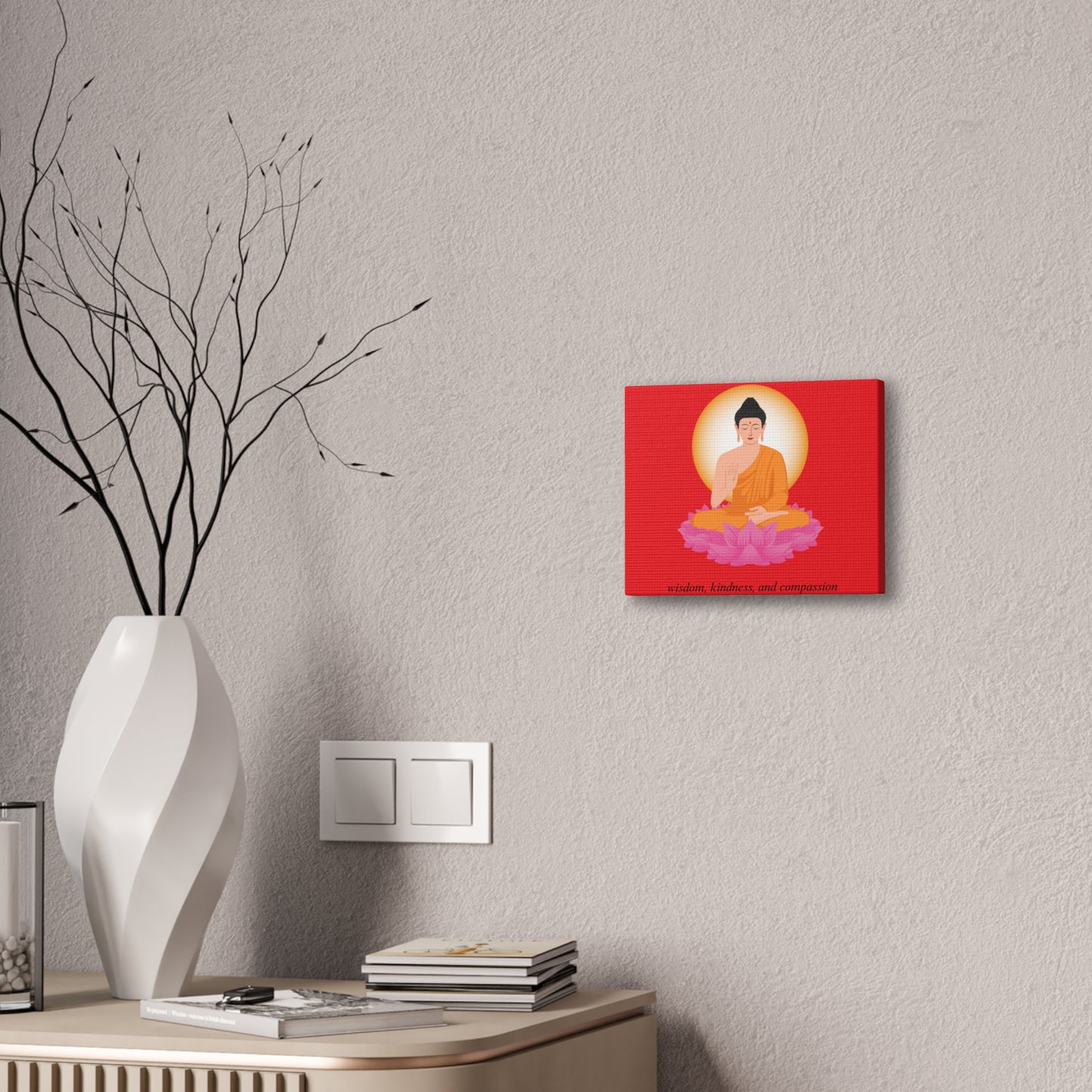 Wisdom kindness Canvas Art Print