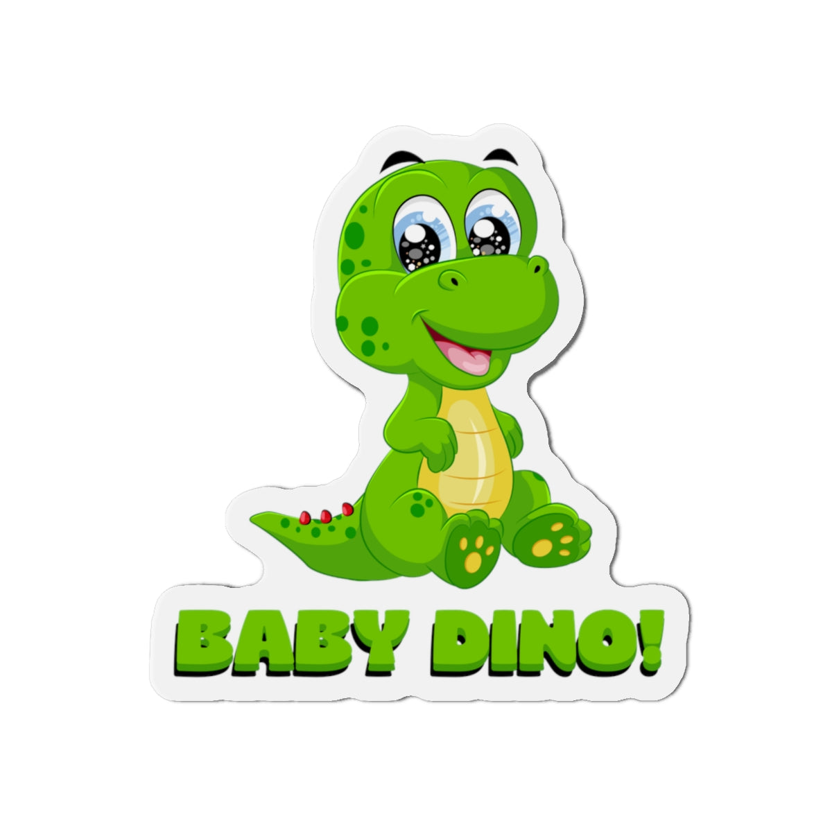 Baby Dino Die-Cut Magnet