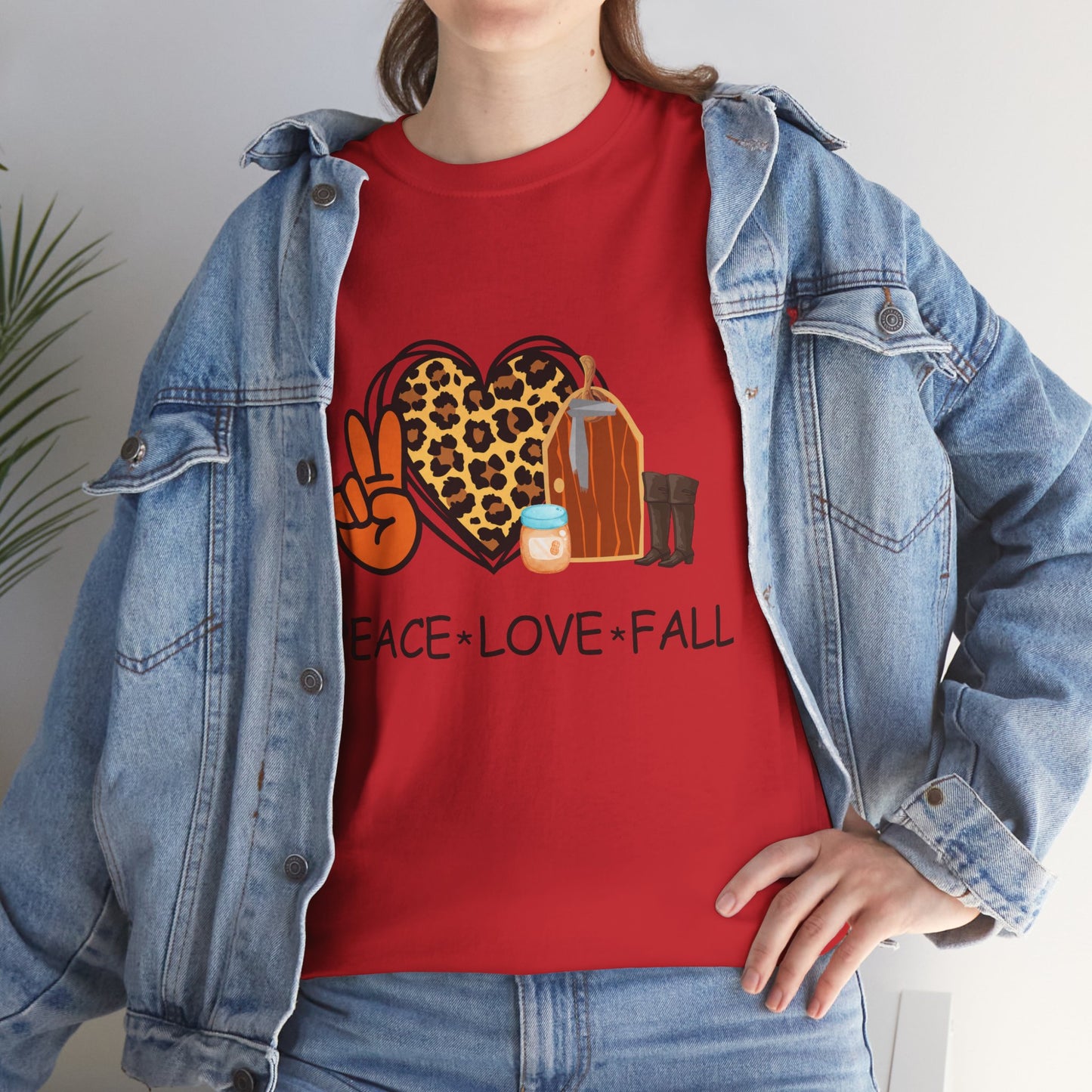 Peace love fall Unisex Tee
