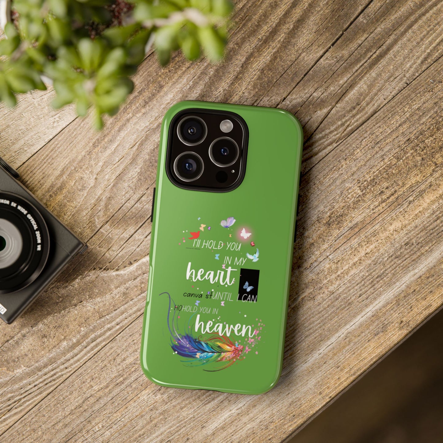 Hold you in my heart phone case