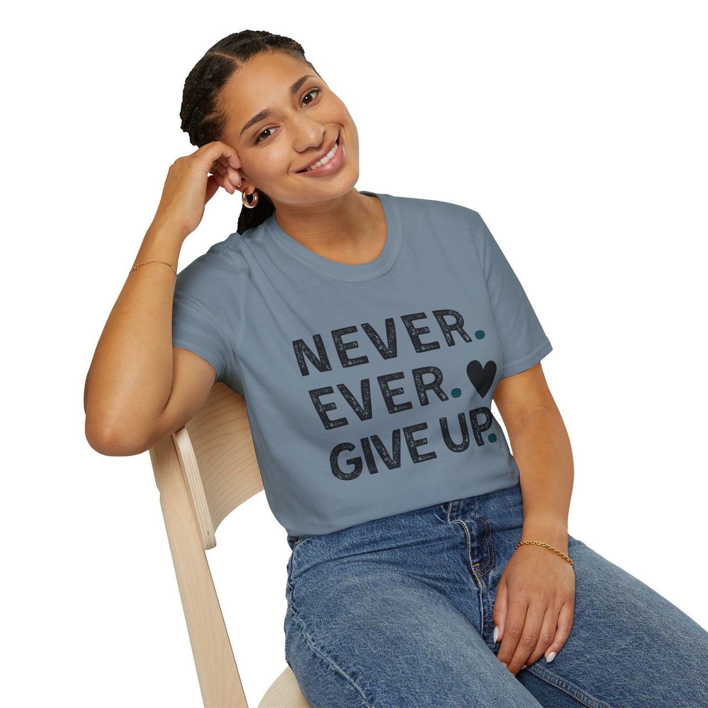Never Ever Giveup t-shirt