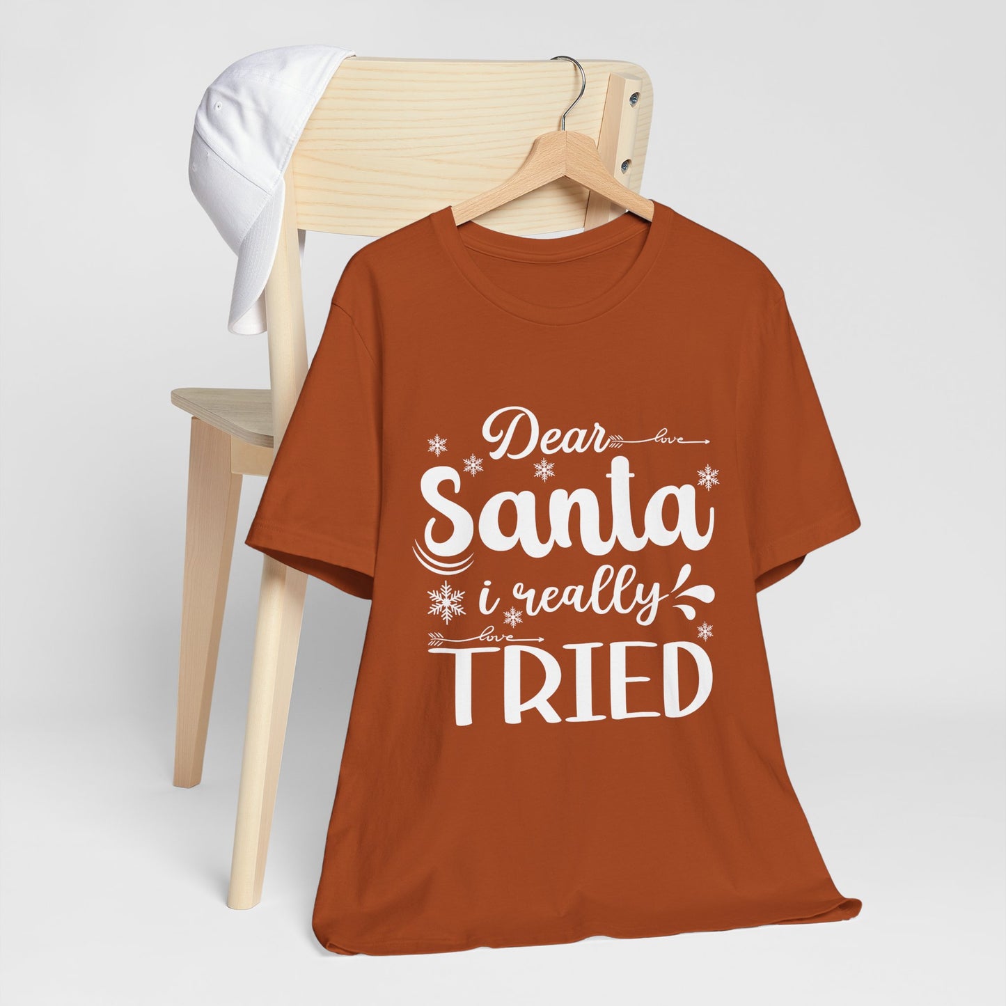 Dear Santa I really tried Christmas Premium Unisex T-shirt