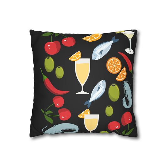 Colorful Maximal greens Pillowcase