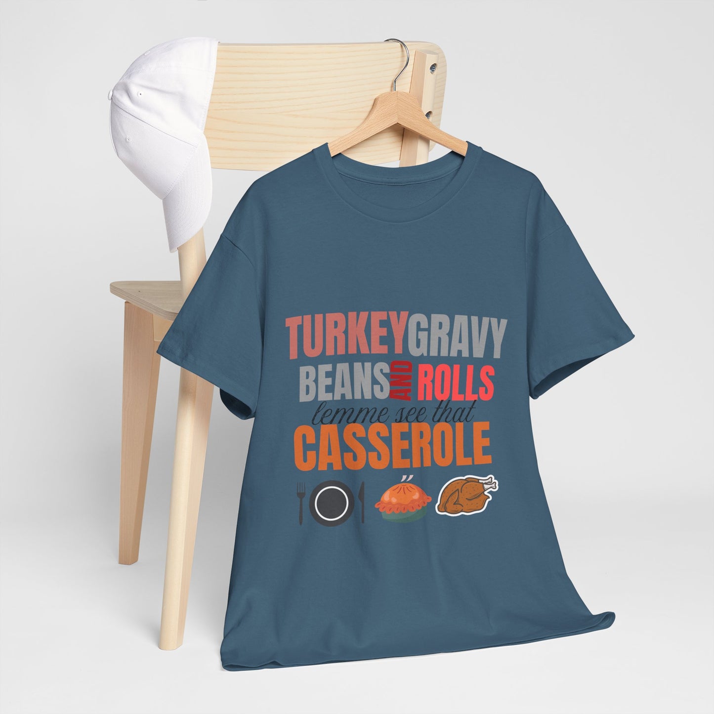 Turkey Gravy Beans Casserole cotton unisex t shirt