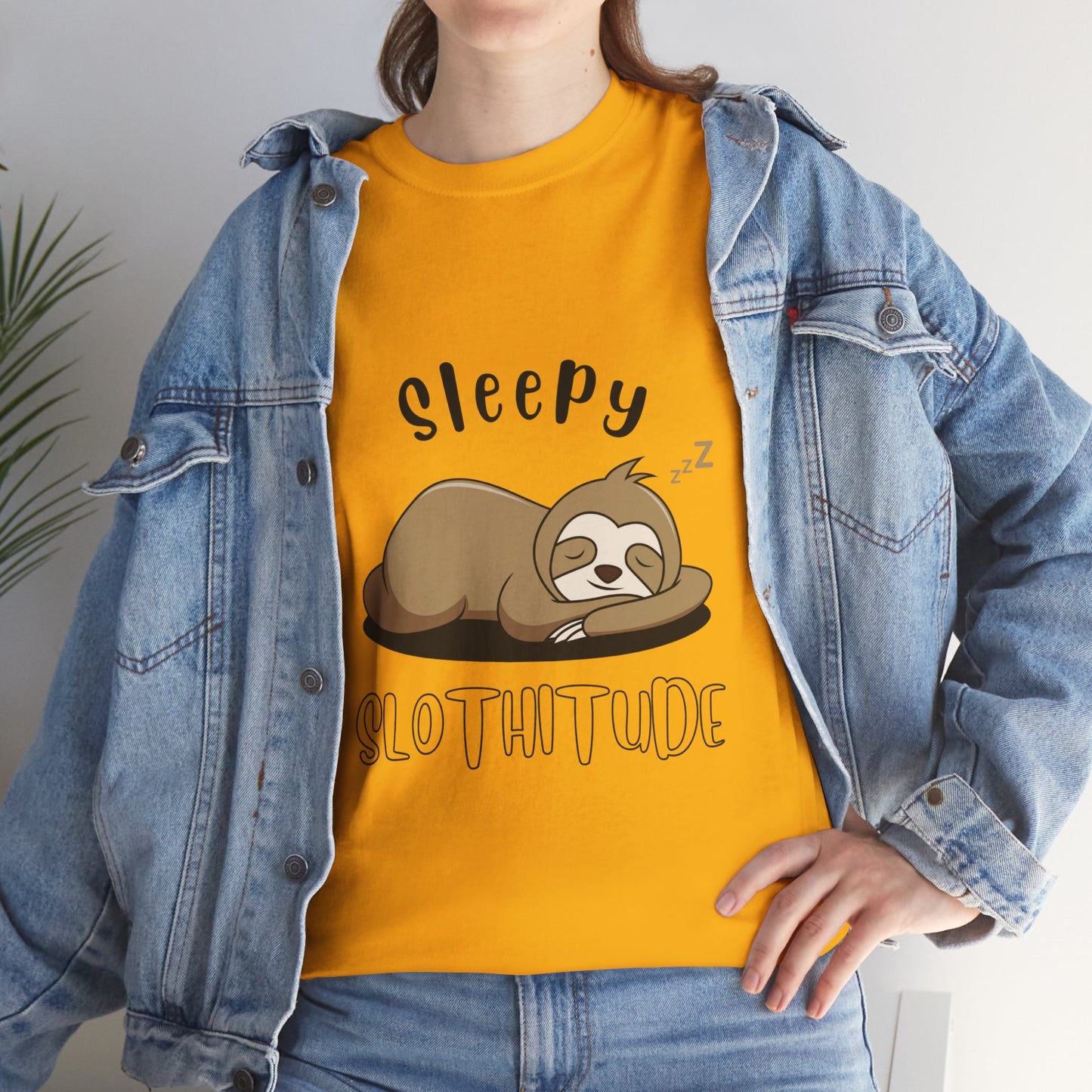 Sleepy Slothitude Unisex Tee