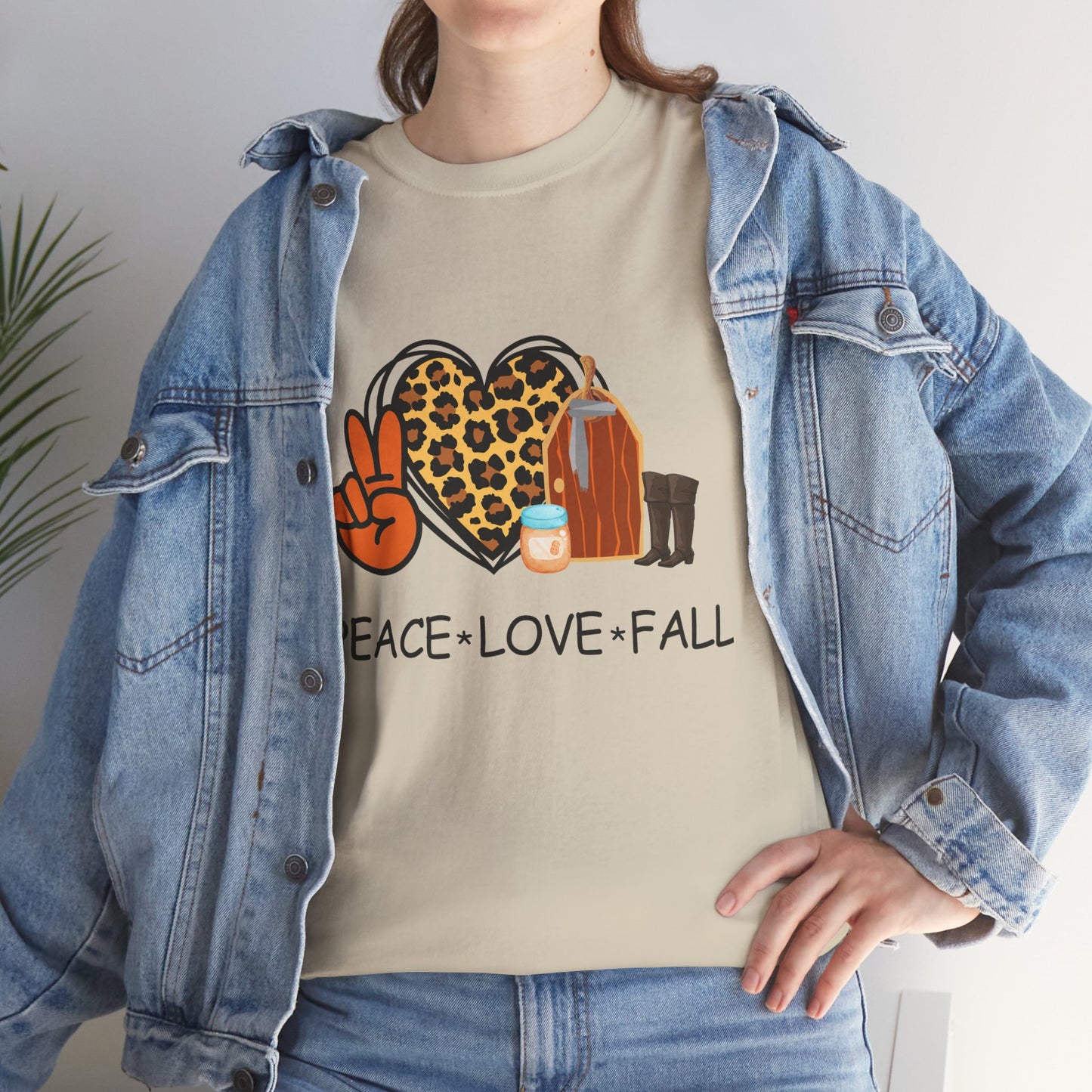 Peace love fall Unisex Tee