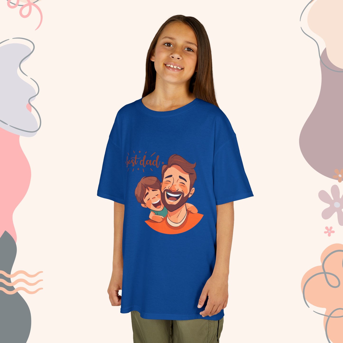 Best Dad kids tee youth Tshirt