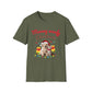 Meowy Woofy Christmas Cotton Unisex T-shirt
