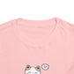 3 Cat Cup Toddler Short Sleeve Tee