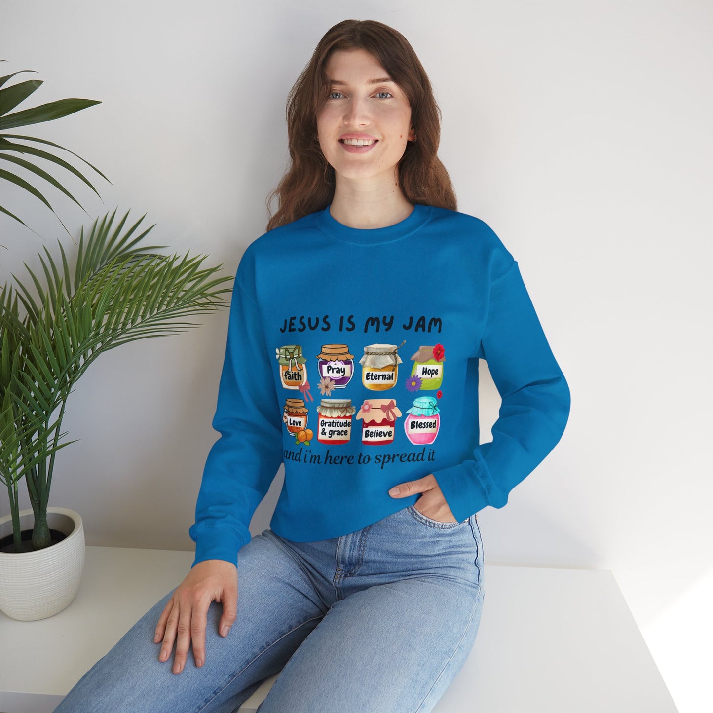 Jesus is my jam  Crewneck Sweatshirt