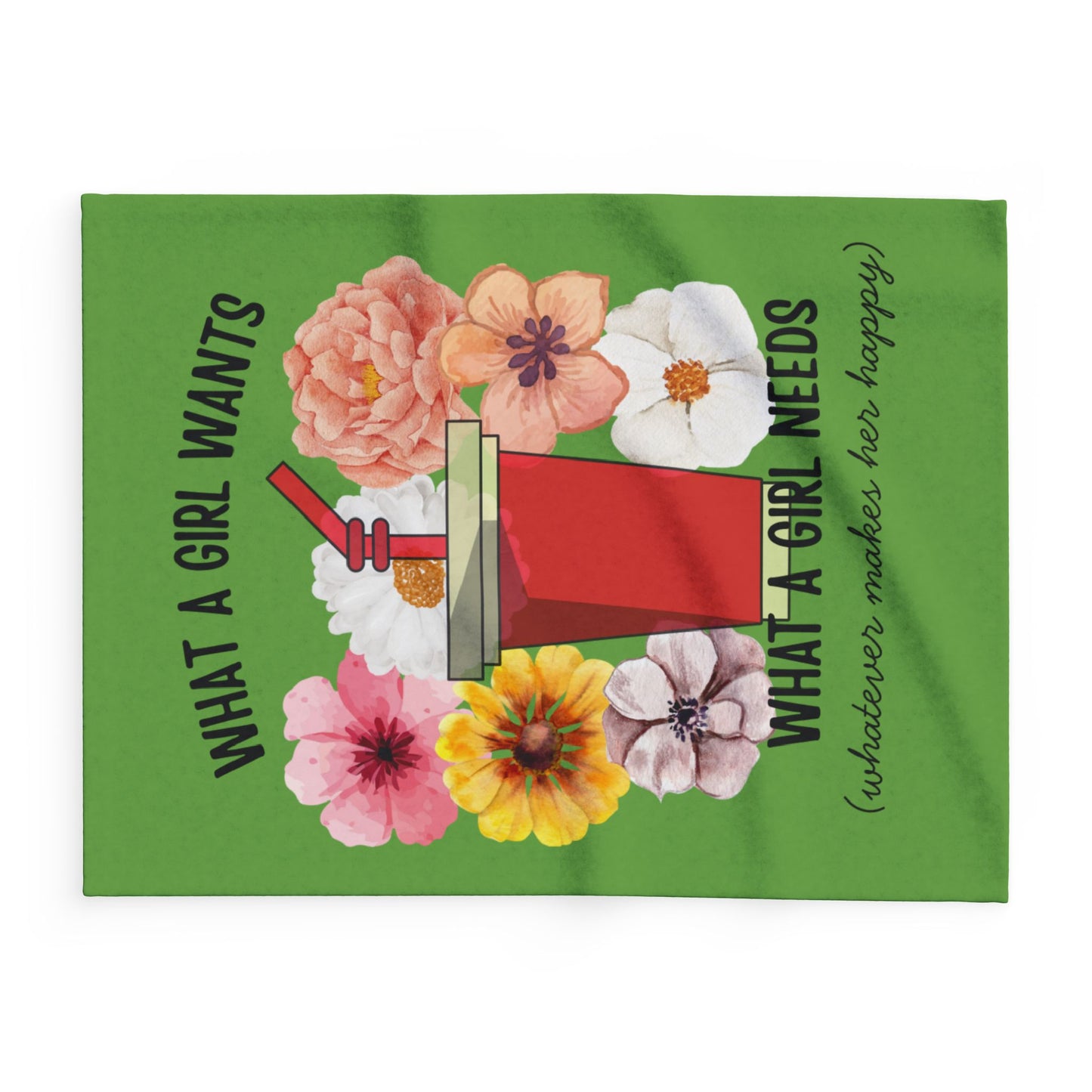 What A girl wants  Arctic fleece Blanket