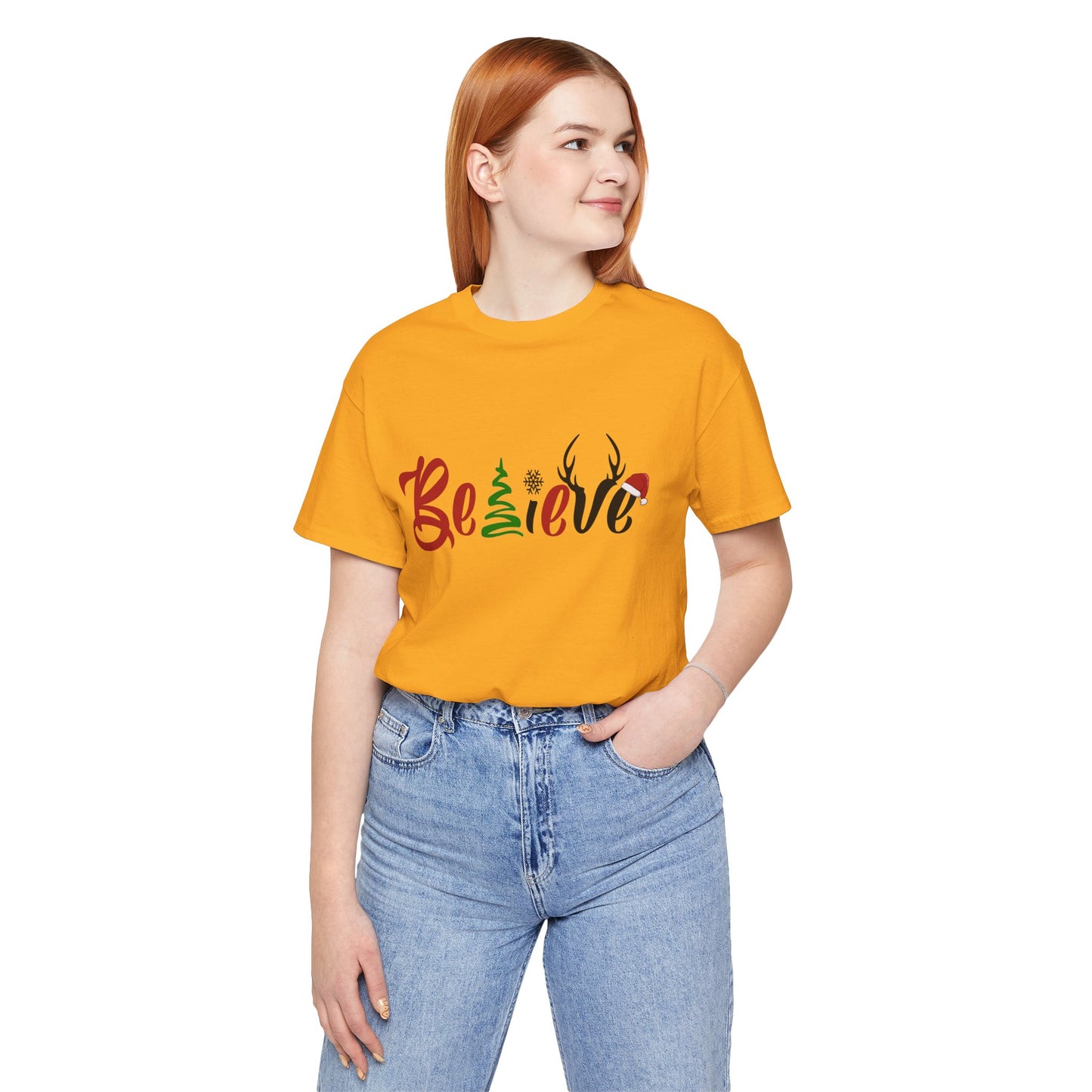 Believe Christmas Tee  Premium Unisex T-shirt