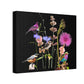 Colourful  Bird & Flower Canvas Art
