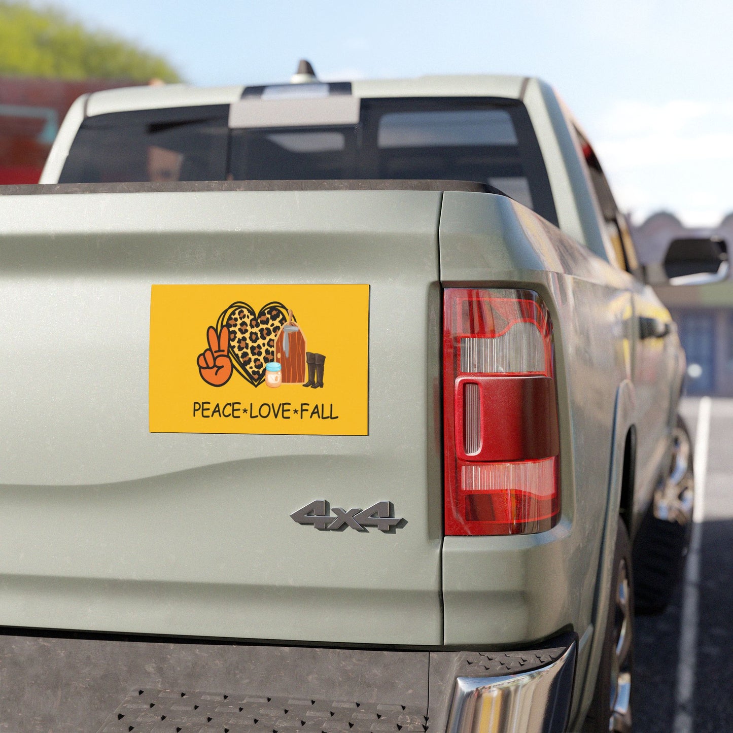 Peace Love Fall Car Magnets