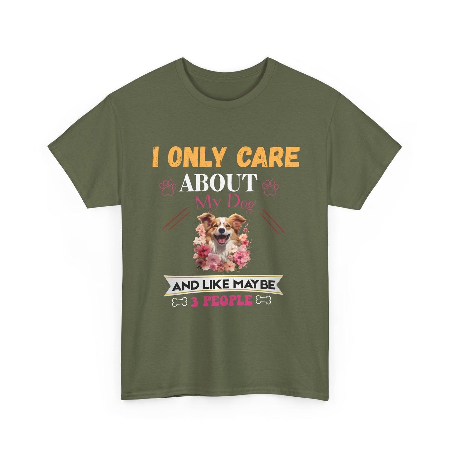 I ONLY CARE ABOUT Cotton Unisex T-shirt