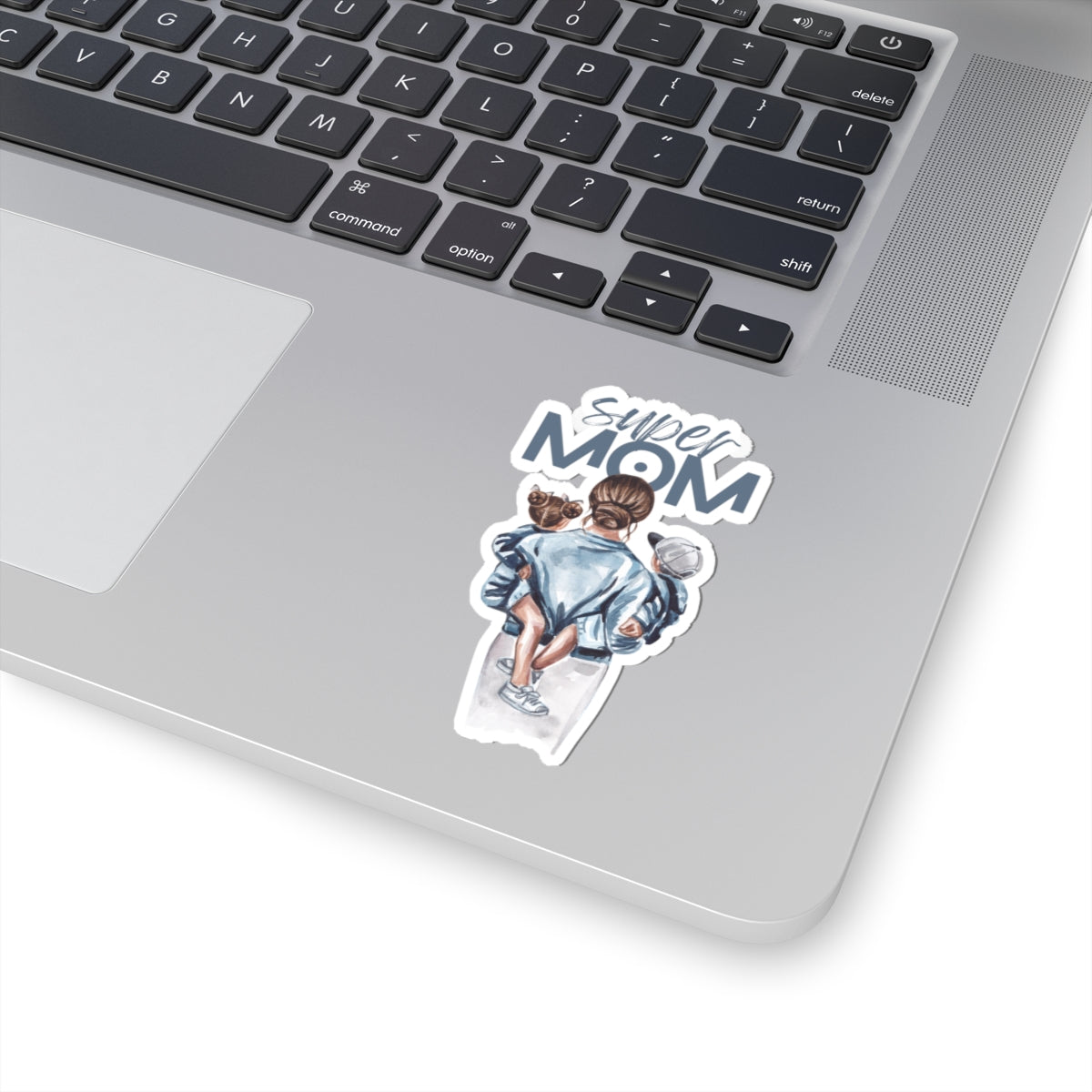 Super Mom Kiss-Cut Stickers