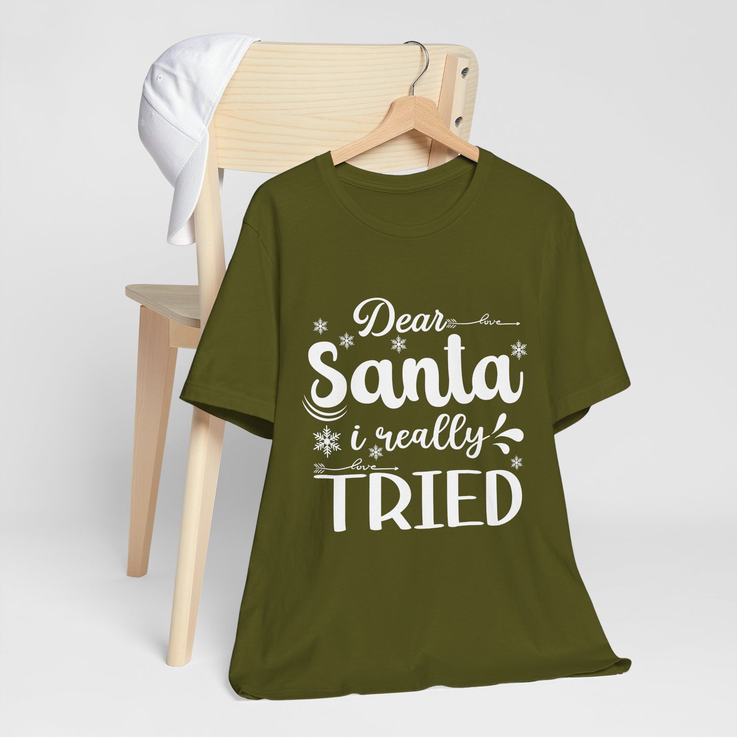 Dear Santa I really tried Christmas Premium Unisex T-shirt