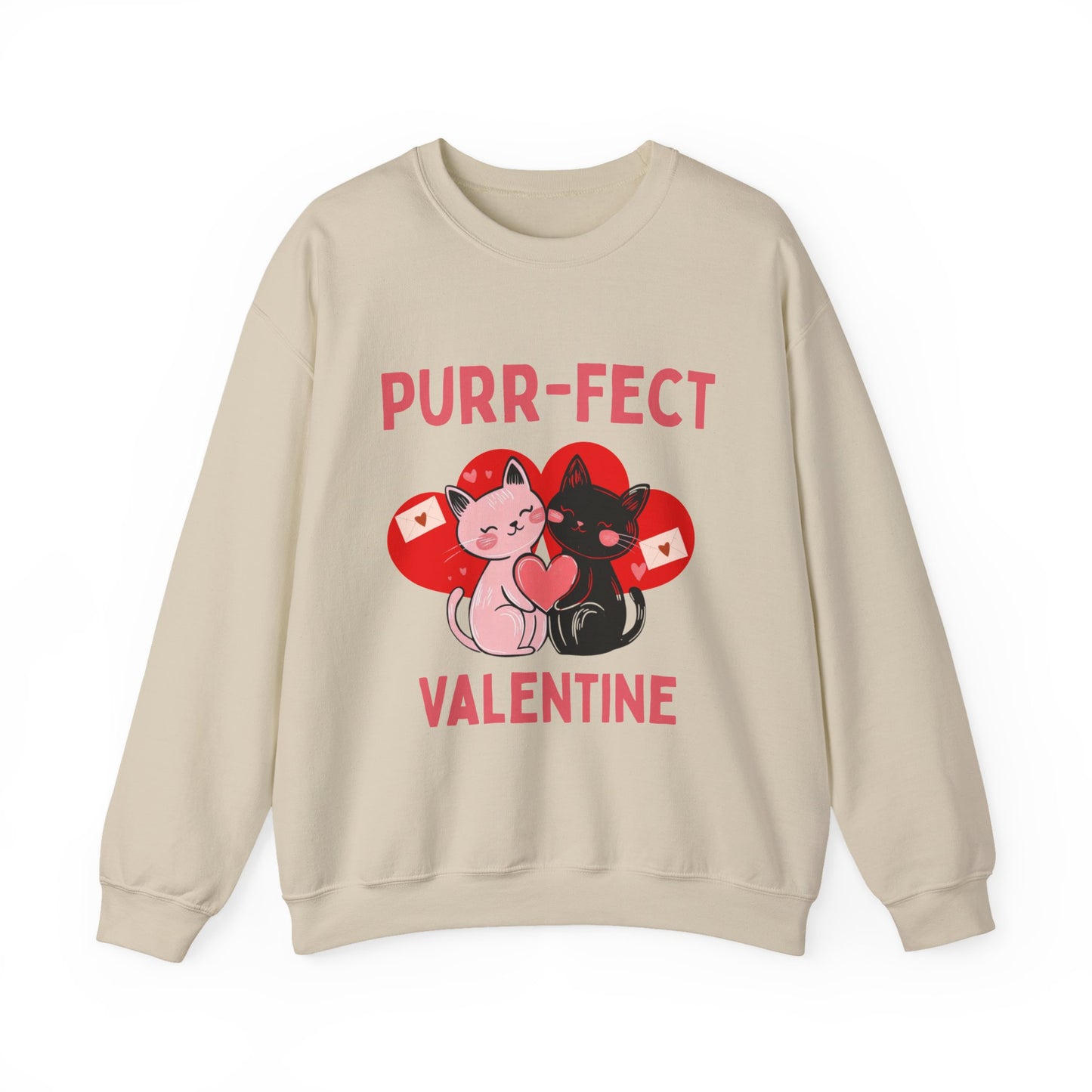 Valentine Cat UNISEX SWEATSHIRT