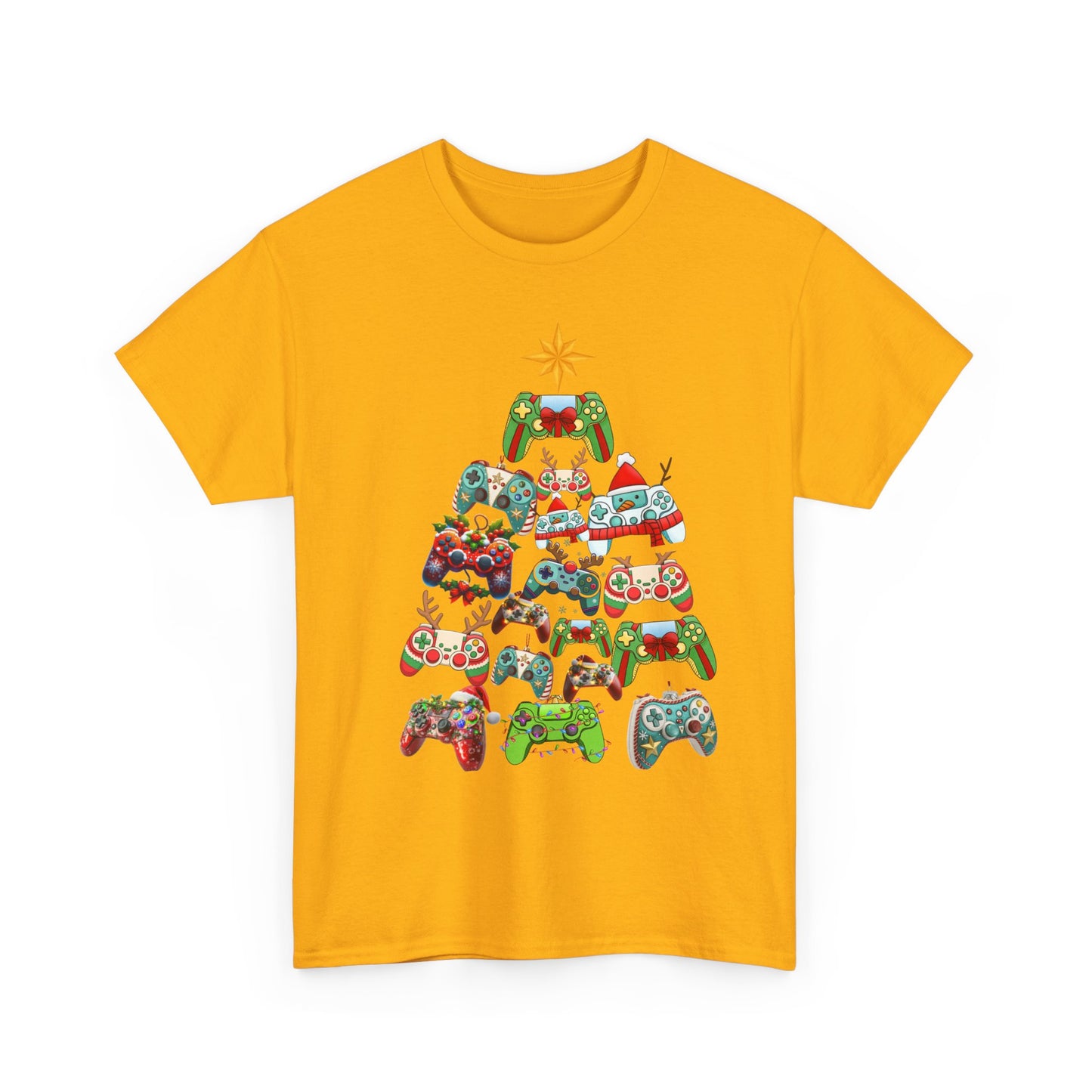 Gamer Remote Christmas Cotton Unisex T-shirt