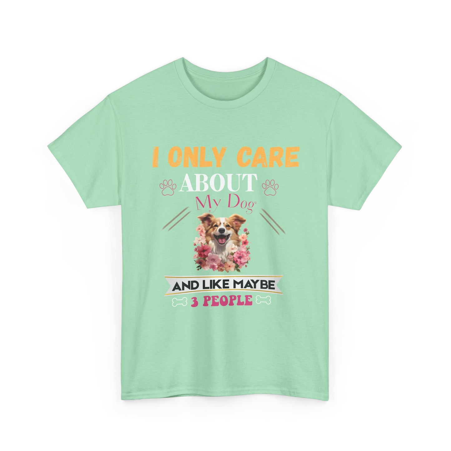 I ONLY CARE ABOUT Cotton Unisex T-shirt