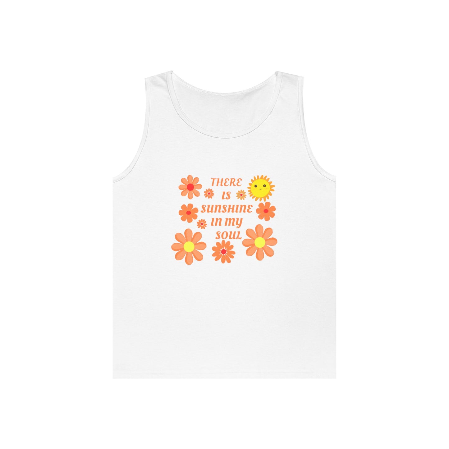 Unisex Floral Sunshine Tank Top
