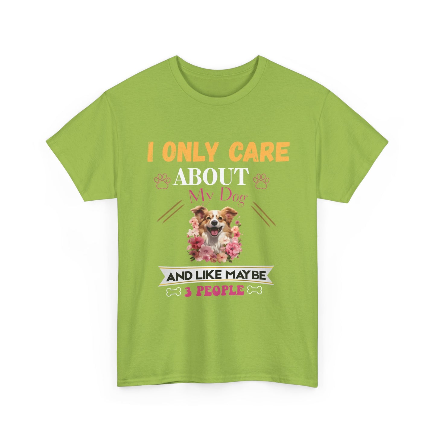 I ONLY CARE ABOUT Cotton Unisex T-shirt