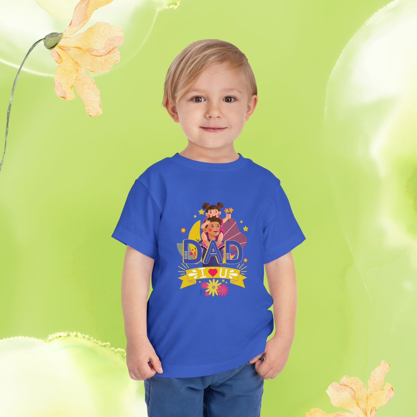 Dad love Toddler Short Sleeve Tee