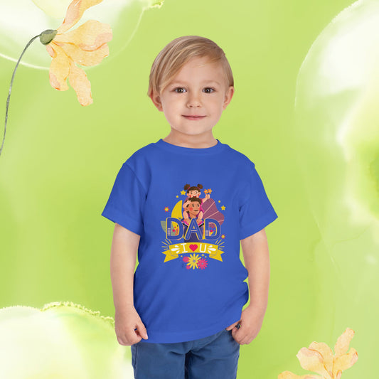 Dad love Toddler Short Sleeve Tee